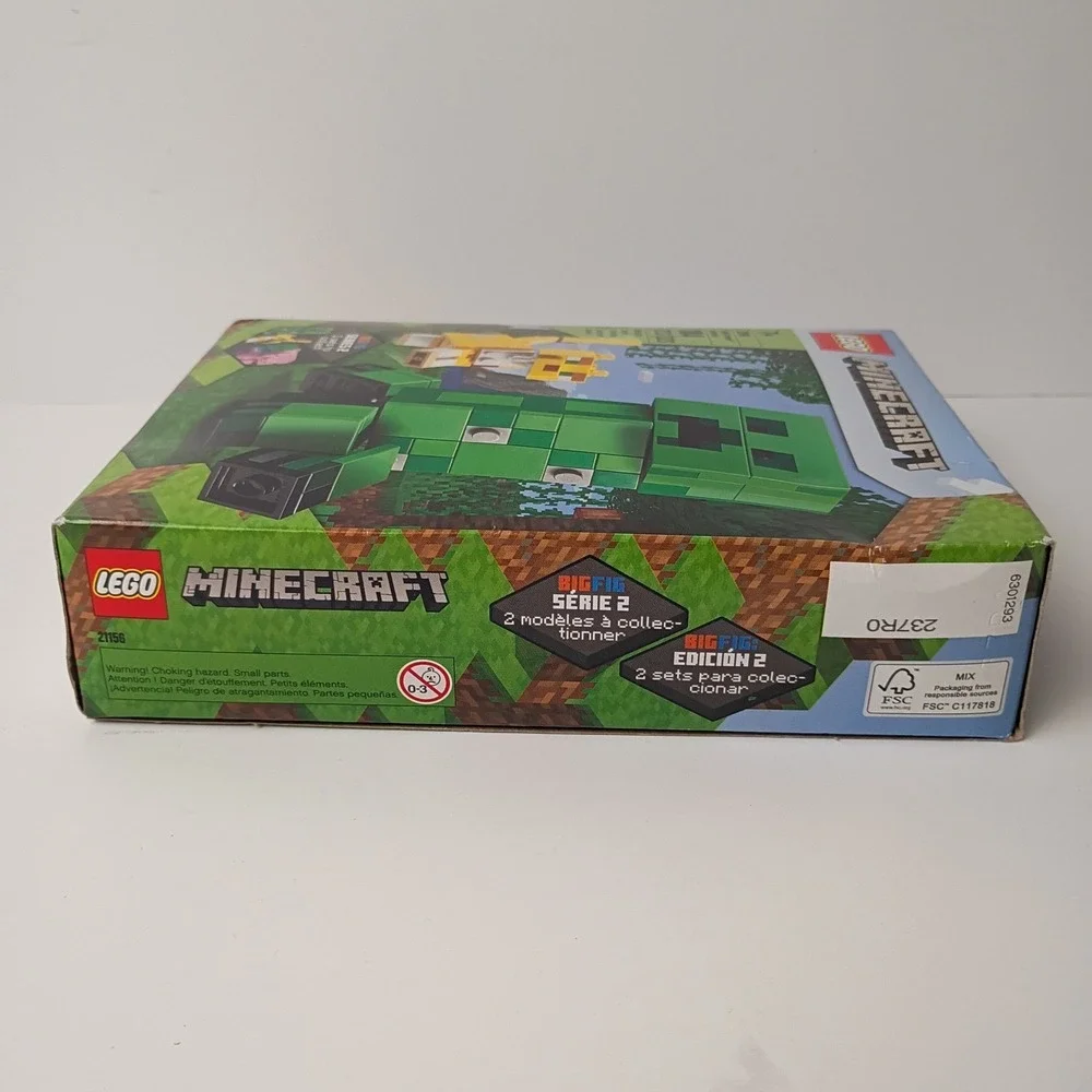 LEGO Minecraft: BigFig Creeper and Ocelot (21156) NEW SEALED Retired